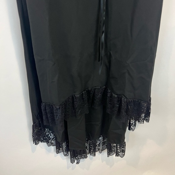 Scarlet Darkness Black Trim Drawstring MIDI Dress - Picture 4 of 8